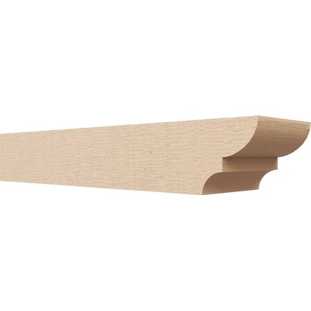 Ekena Millwork 6in. W x 4in. H x 24in. L Ridgewood Woodgrain TimberThane Rafter Tail, Primed Tan RFTUR06X04X24RIDRCPR